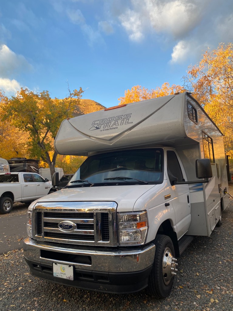 Our new RV with great lighting.