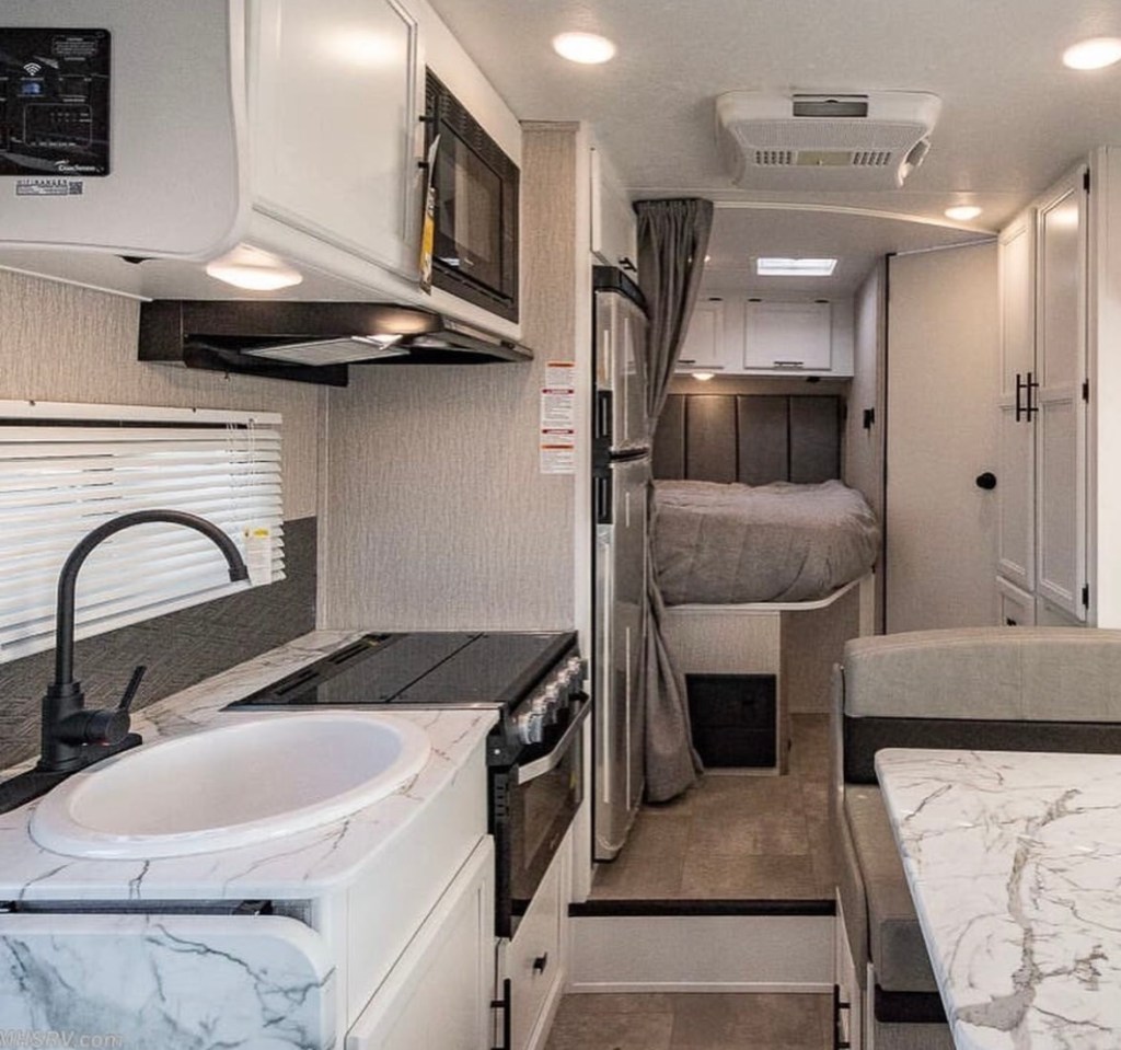 The overall interior of our RV.